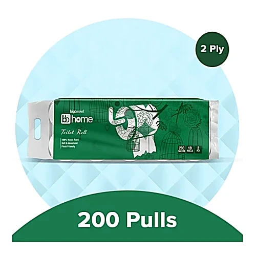 Toilet Tissue Paper Rolls - 2 Ply