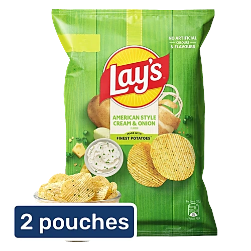 American Style Cream & Onion Potato Chips